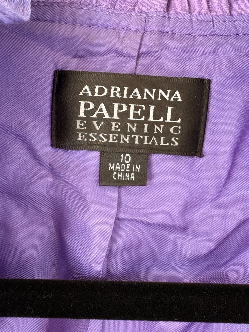 Adrianna Papell Lilac Ruffle-Trim Jacket with Satin Belt - Picture 3 of 7